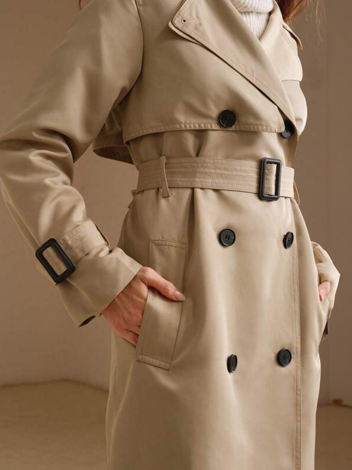 Julia | Trendy luxe trenchcoat voor dames