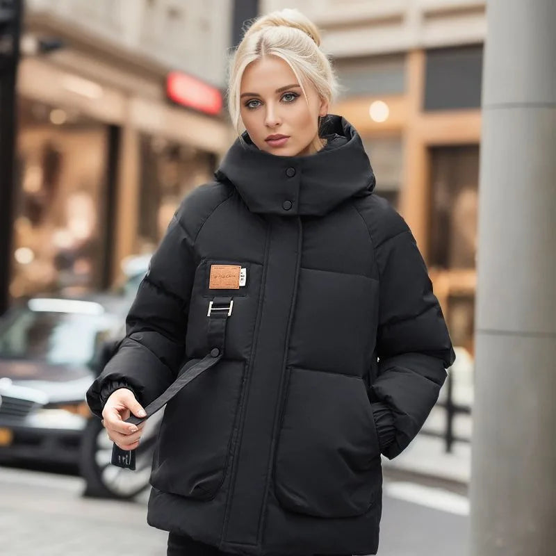 Konaal | Luxe warme winterjas voor dames