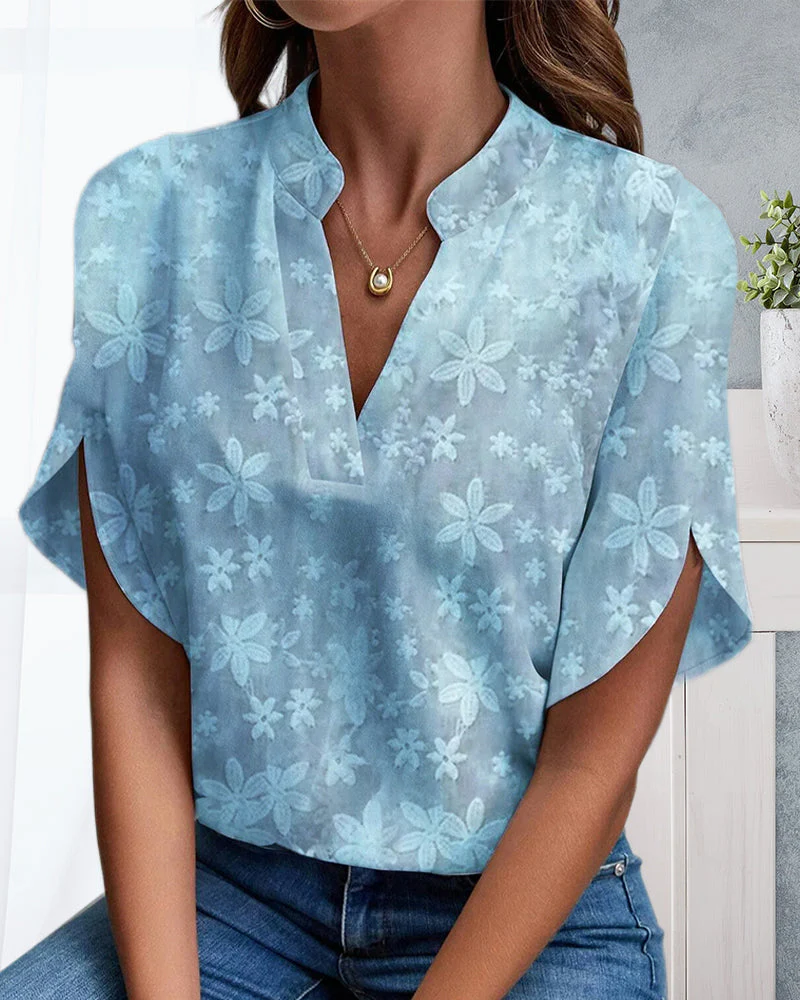 Ema | Dames blouse met bloemenprint