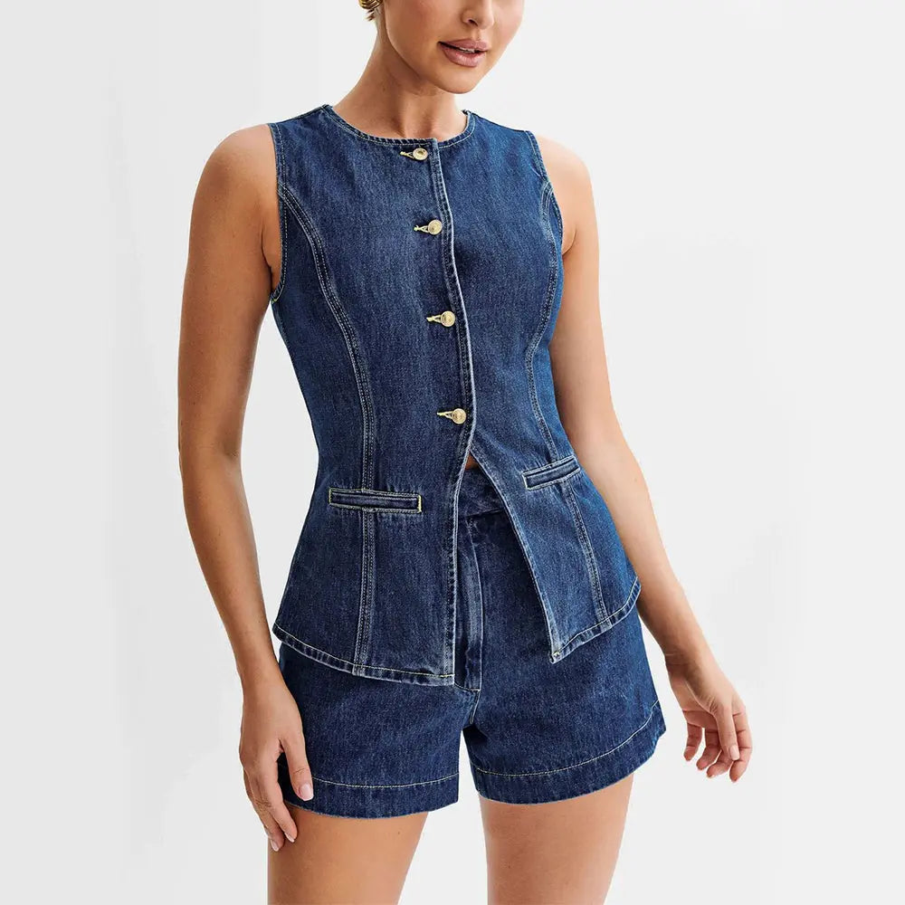 Onni | Klassieke Denim-set voor Dames