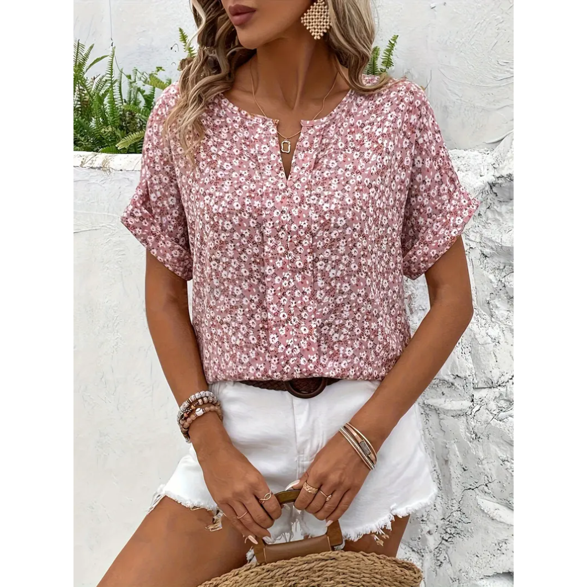 Marianne | Bloemen blouse