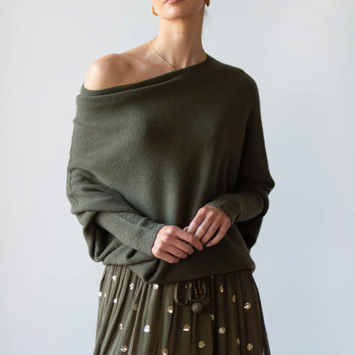 Modieuze Drapier Sweater | Onni