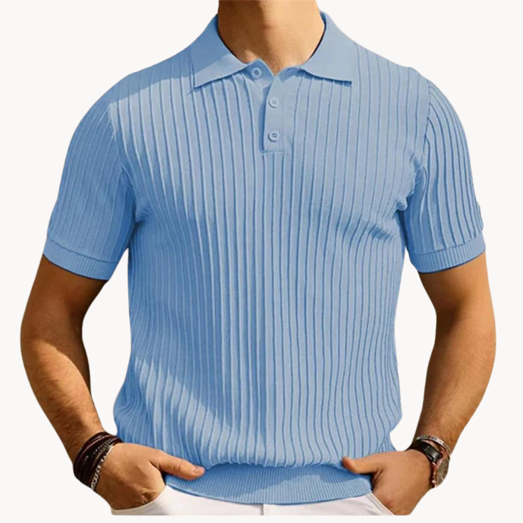 Gio | Casual Gebreide Polo Heren