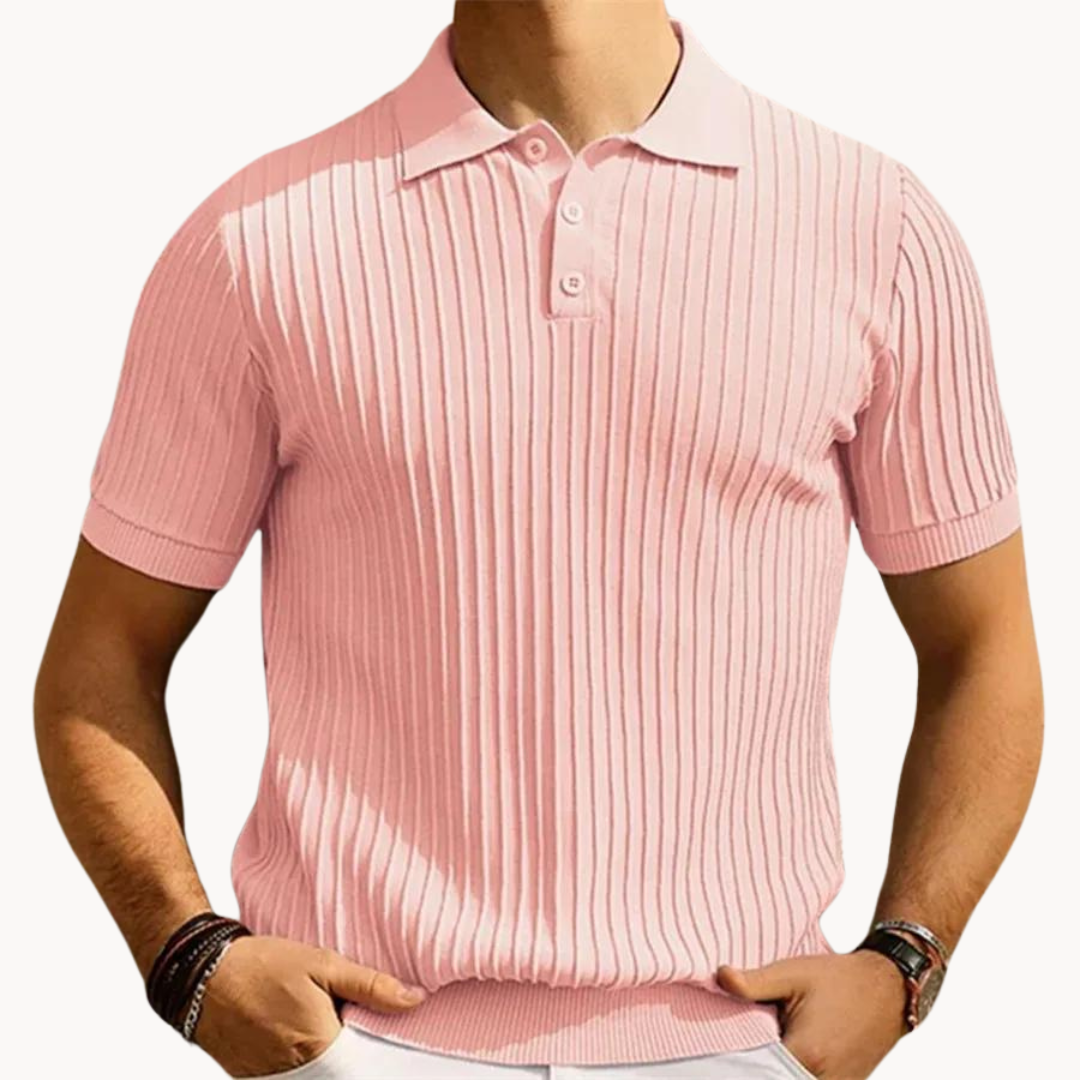 Gio | Casual Gebreide Polo Heren