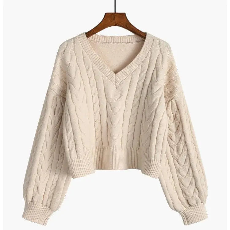 Onni | Trendy twist-sweater met V-hals voor dames