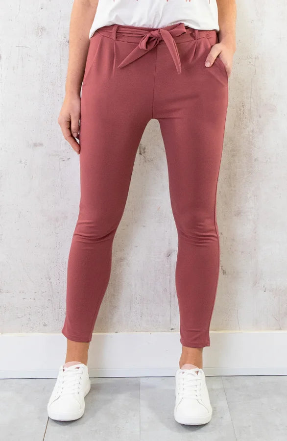 Rozy | Strik Broek Classic Dust Roze voor dames