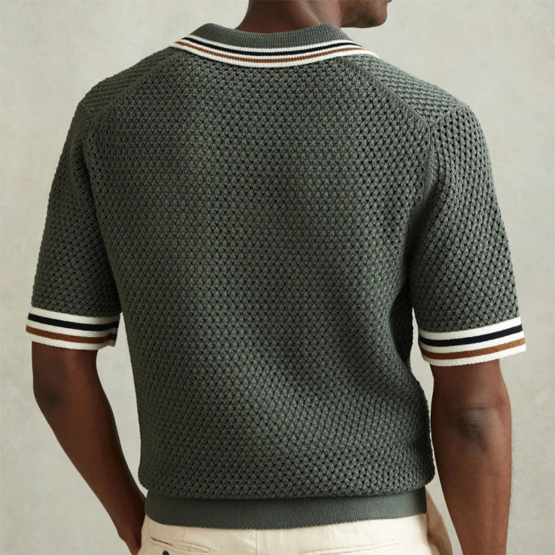 Thomas | Casual Gebreide Polo