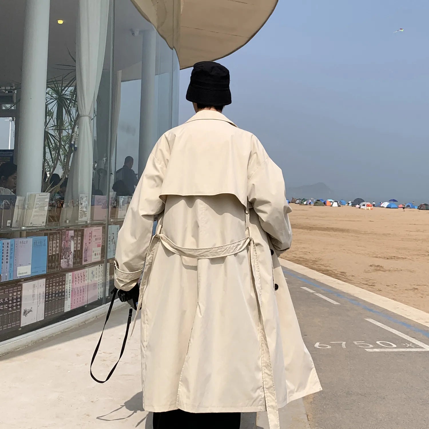 Jon | Trenchcoat in Koreaanse stijl voor heren