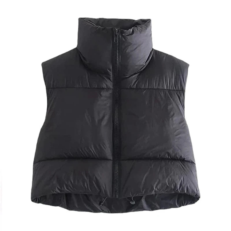 Amelia | Korte Katoenen Bodywarmer voor Dames