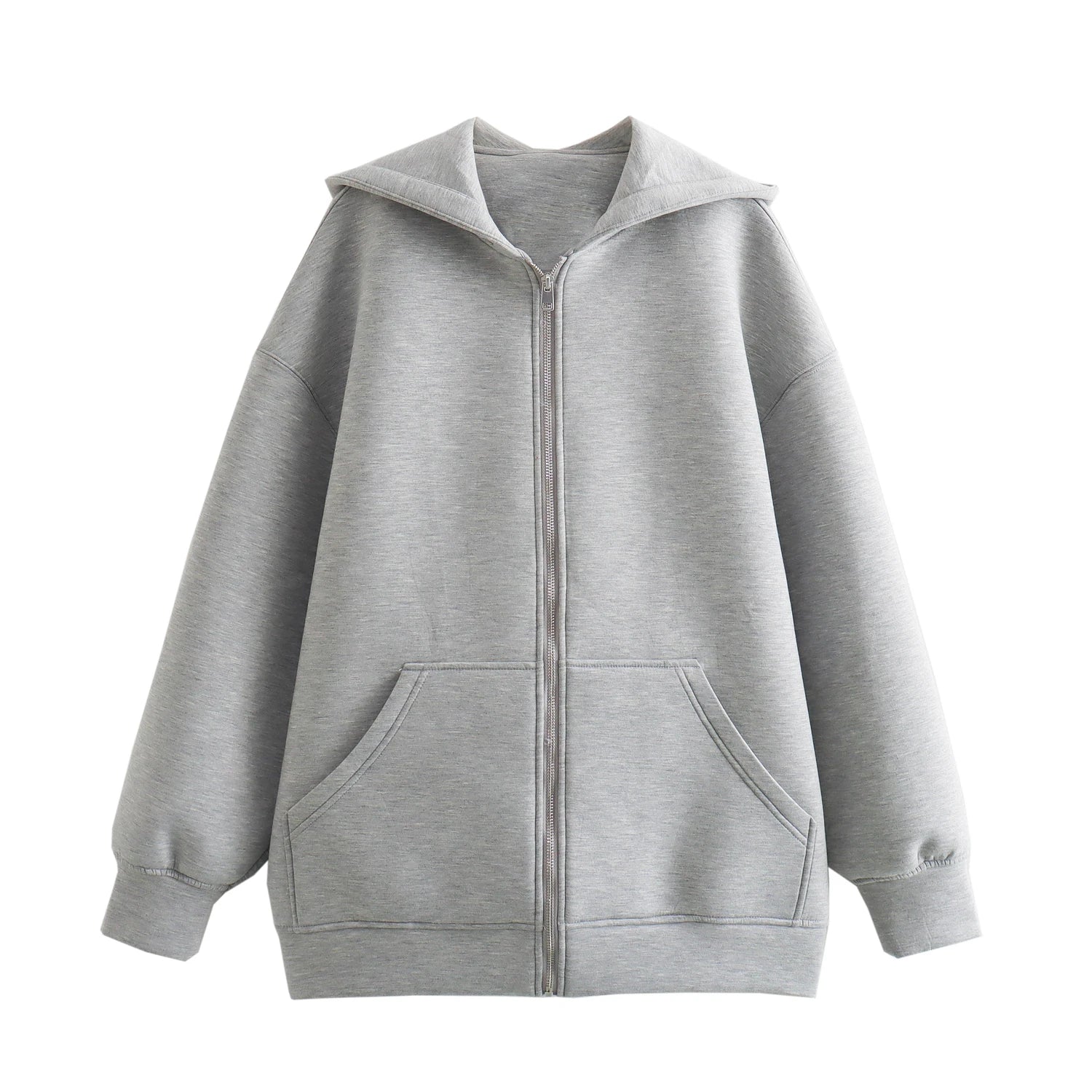 Trendy Oversized Hoodie met rits voor Dames | Onni