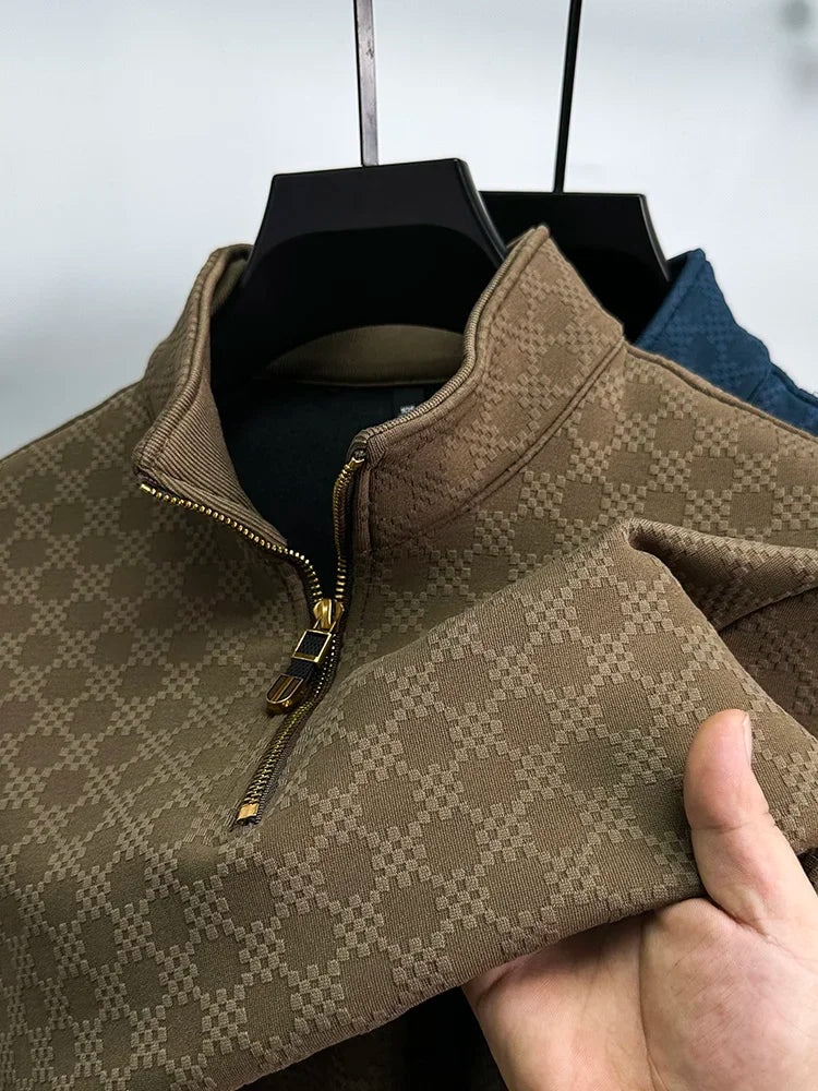 Noach | Luxe vest met opstaande kraag voor heren