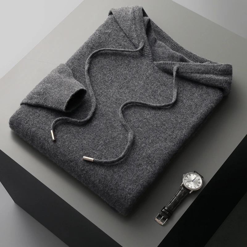 Casual wollen hoodie voor heren | Onni