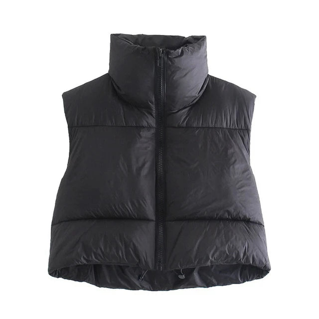 Amelia | Korte Katoenen Bodywarmer voor Dames