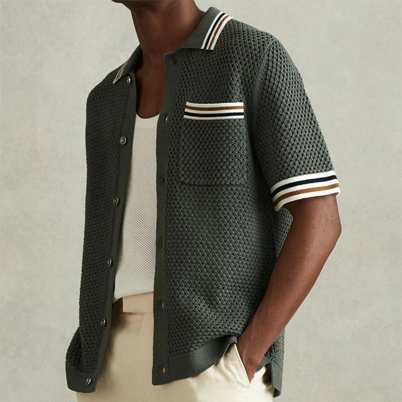 Thomas | Casual Gebreide Polo