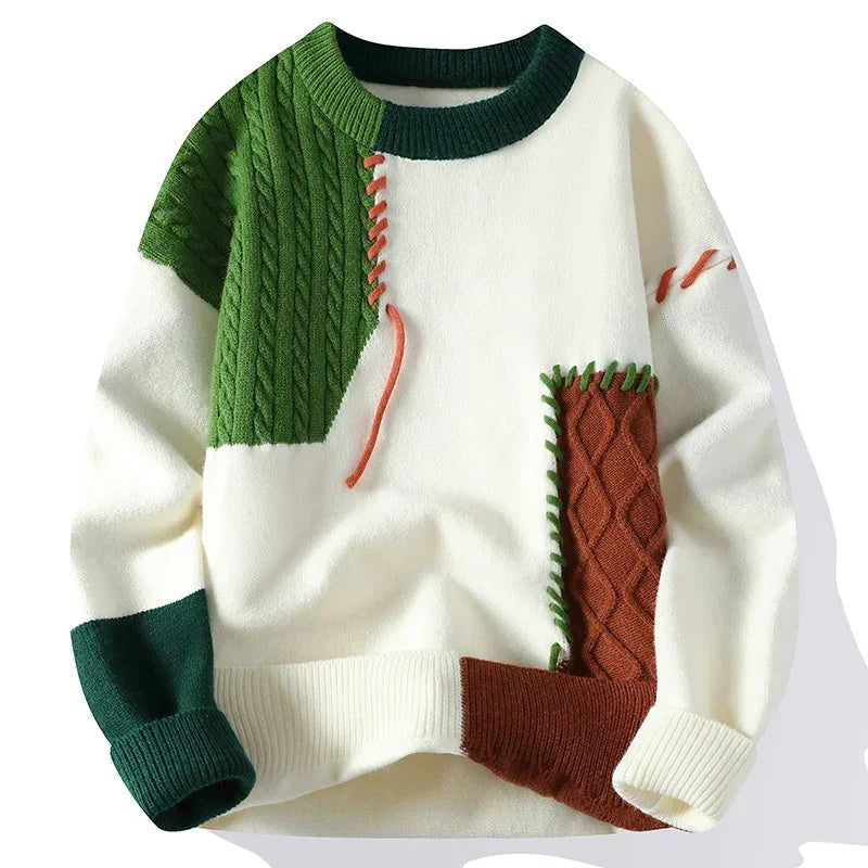 Onni | Klassieke warme patchwork-sweaters