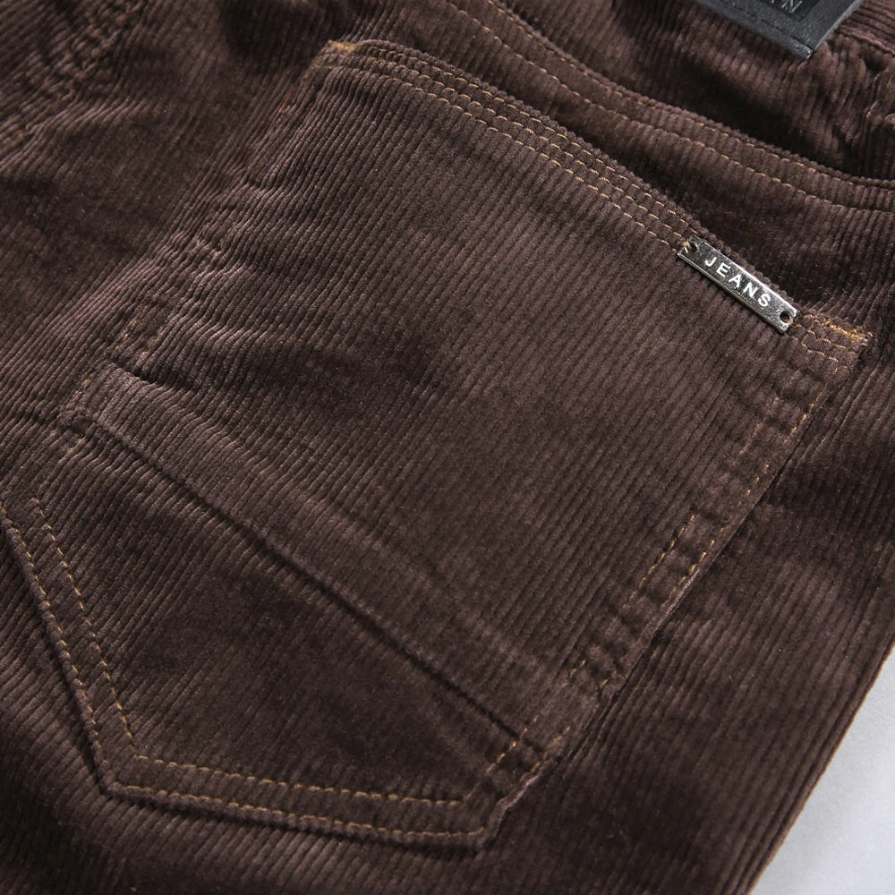 Elastische Corduroy heren broek | Ferdinand