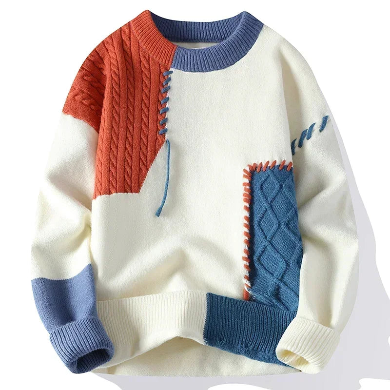 Onni | Klassieke warme patchwork-sweaters