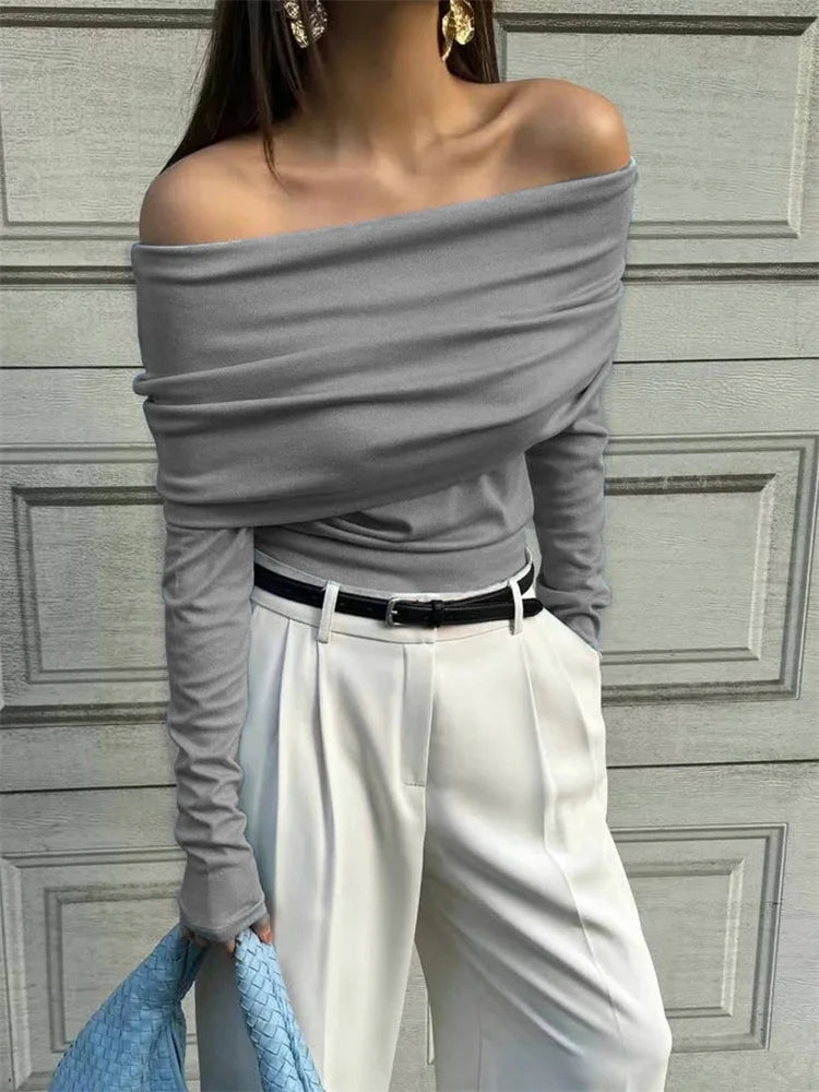 Onni | Elegant  Off-shoulder  Sweater voor dames