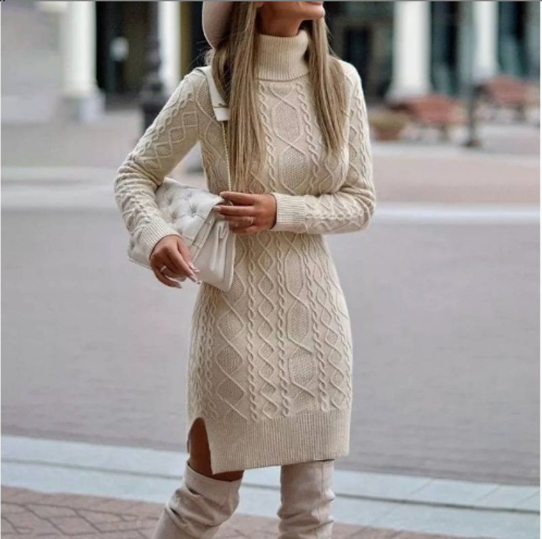 Herst Winter Gebreide Jurk | Romy