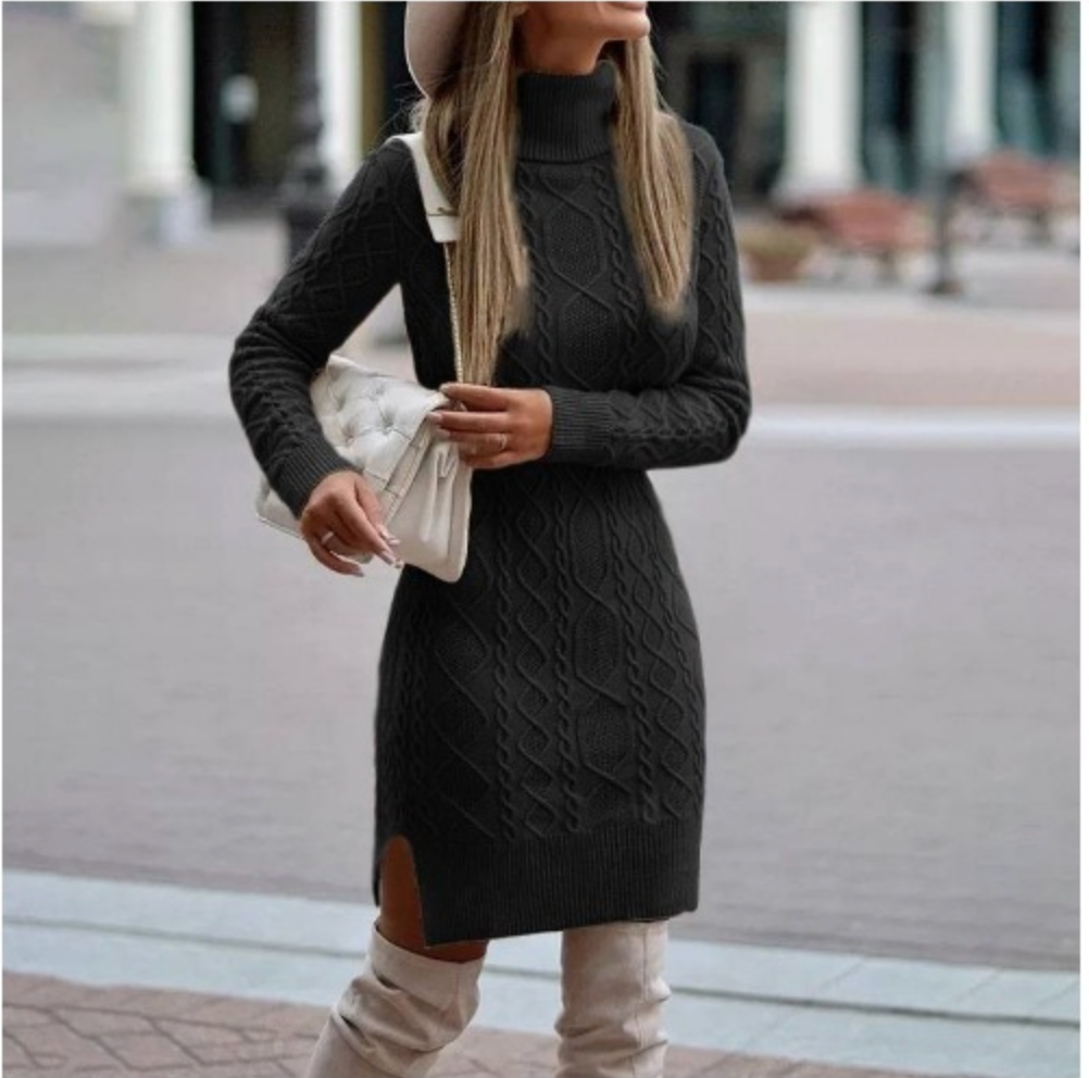 Herst Winter Gebreide Jurk | Romy