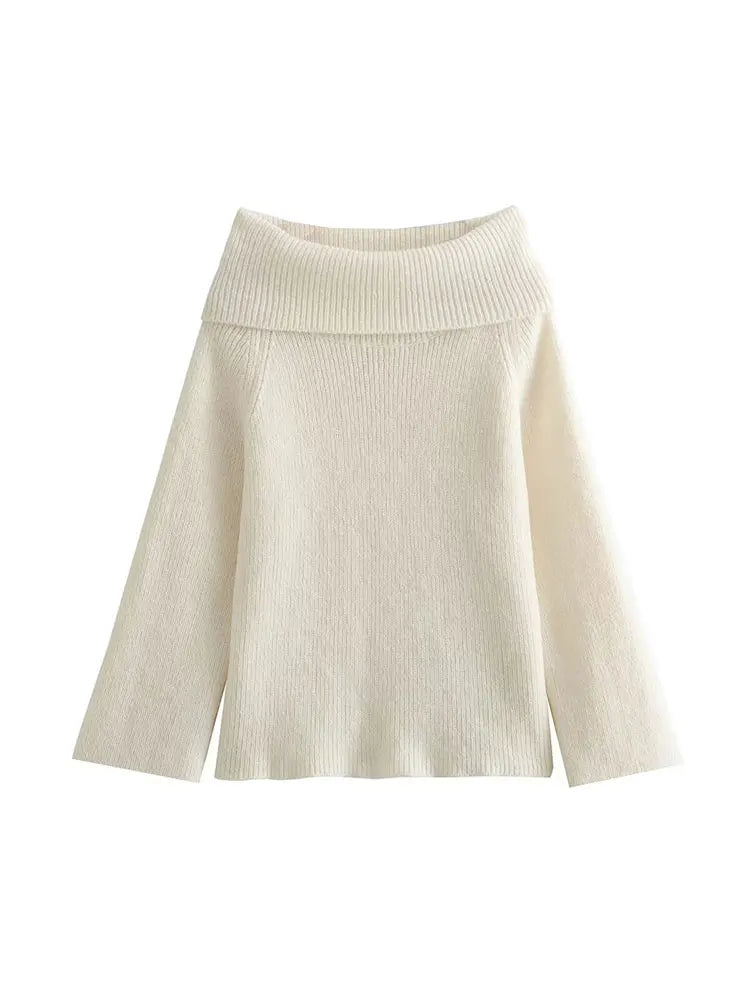 Onni | Modieuze strapless off-shoulder Sweater voor dames