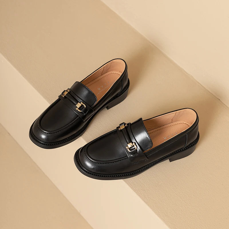 Elize | Leren loafers voor dames