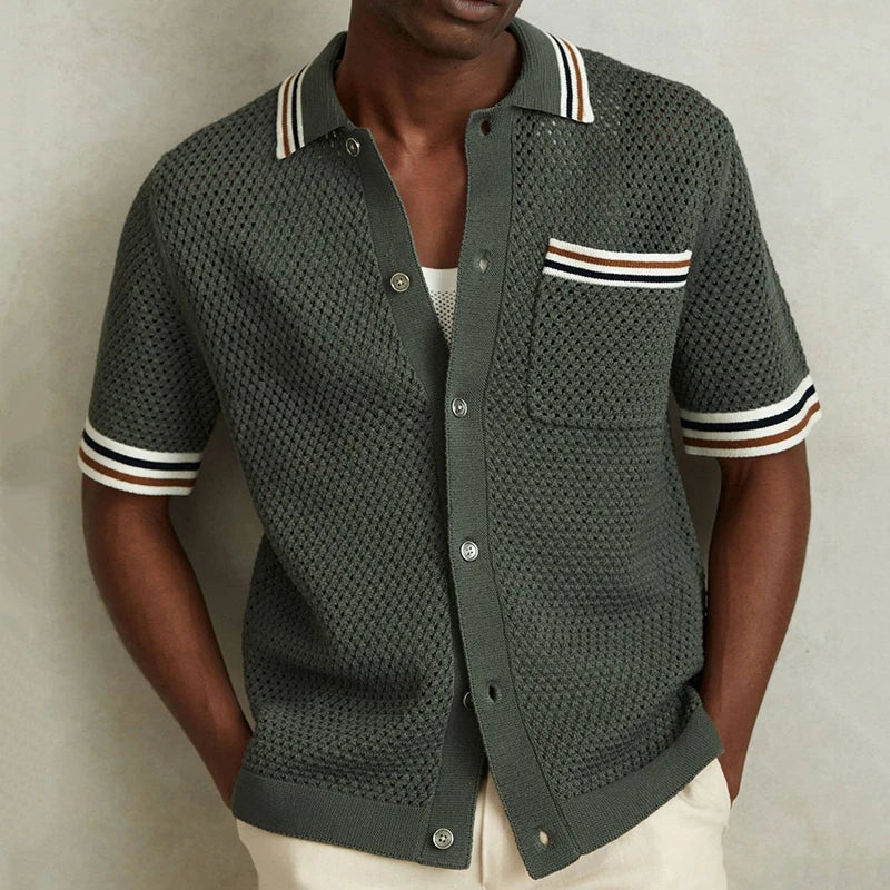 Thomas | Casual Gebreide Polo