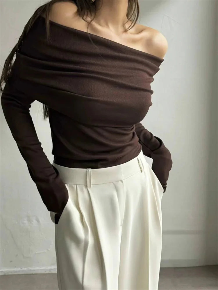 Onni | Elegant  Off-shoulder  Sweater voor dames