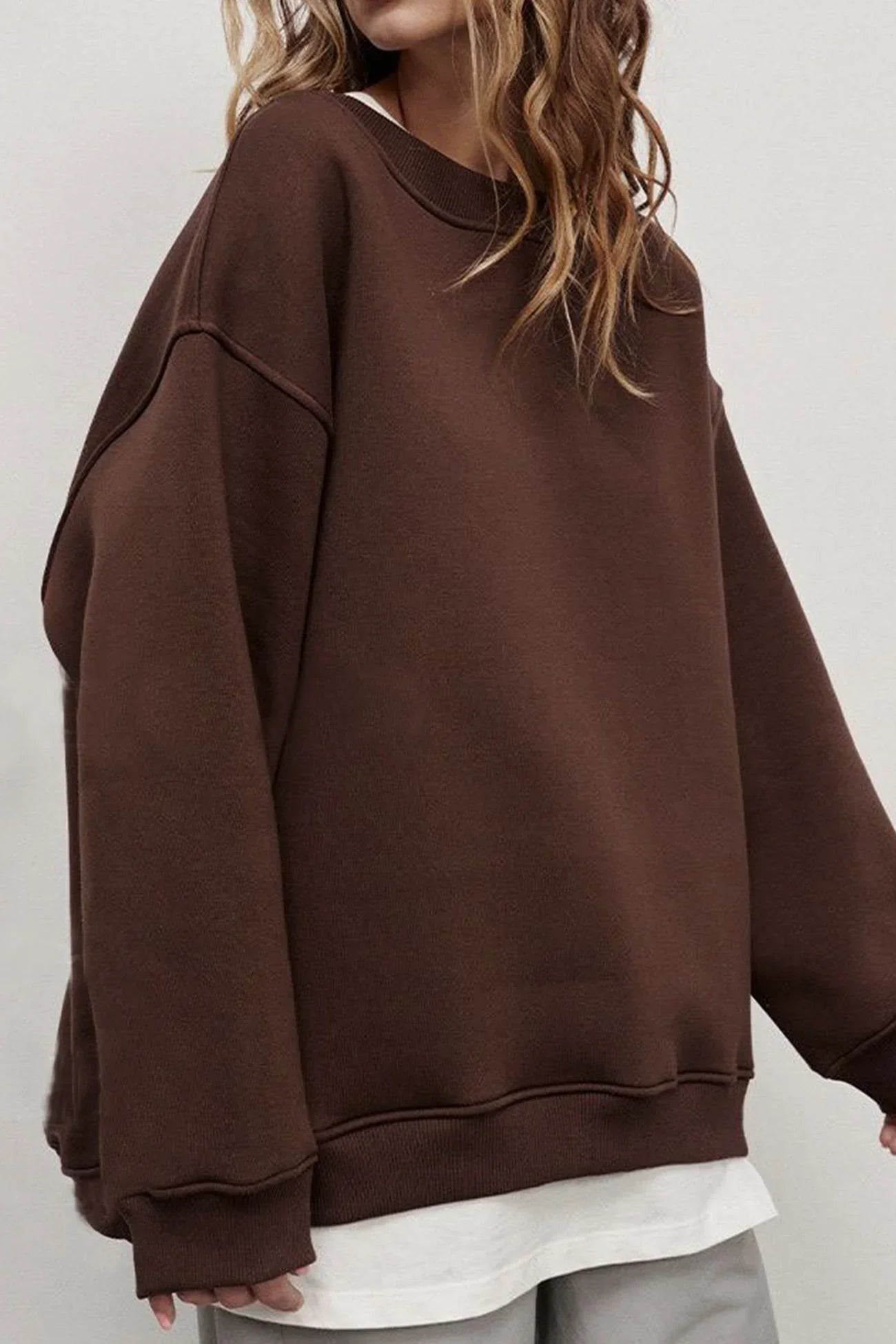 Lola | Crew Neck Oversized Sweatshirt