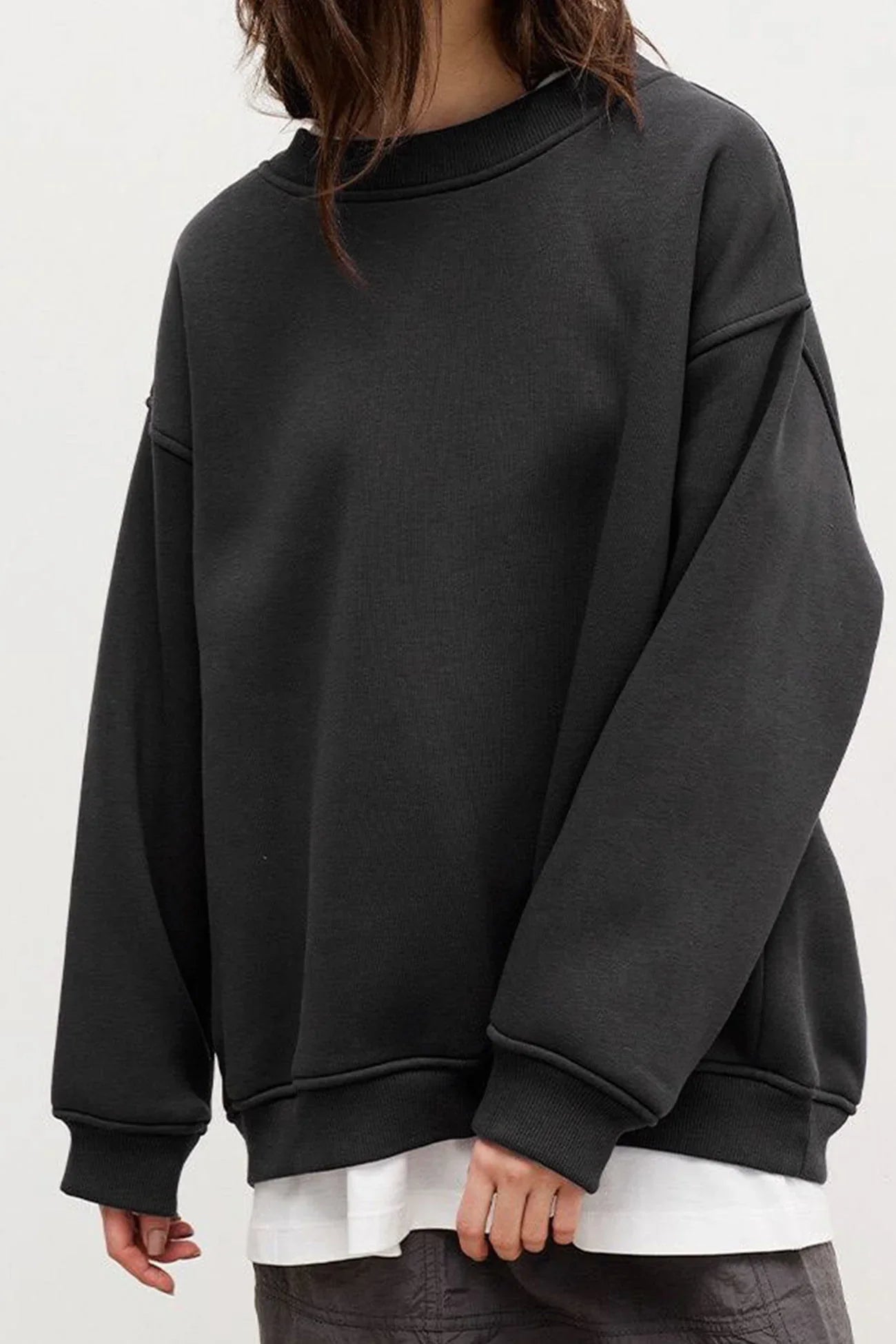 Lola | Crew Neck Oversized Sweatshirt