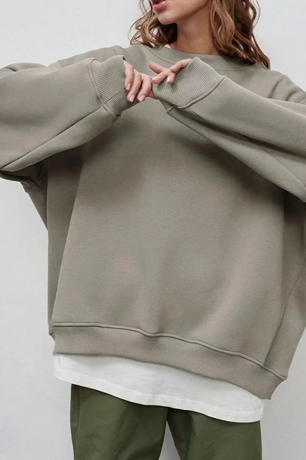 Lola | Crew Neck Oversized Sweatshirt