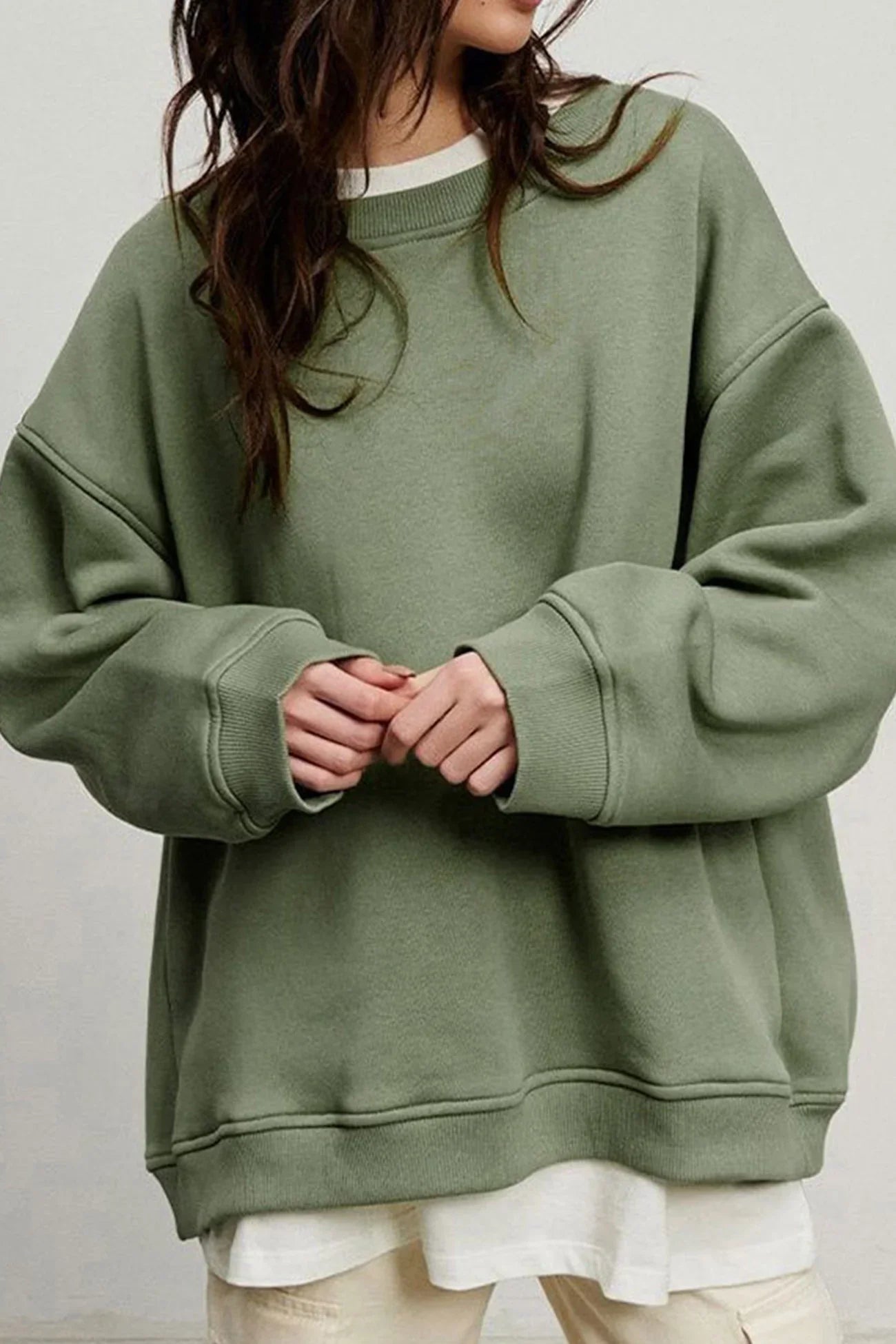 Lola | Crew Neck Oversized Sweatshirt