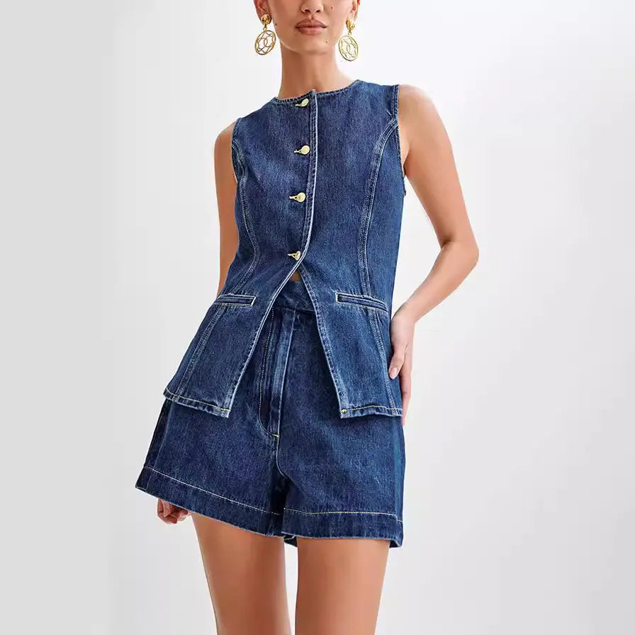 Onni | Klassieke Denim-set voor Dames