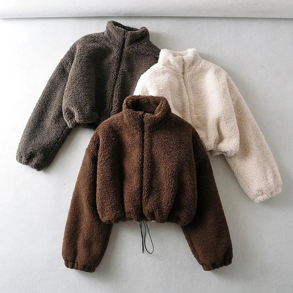 Onni | Warm Chique Cropped Jack van Teddyfleece