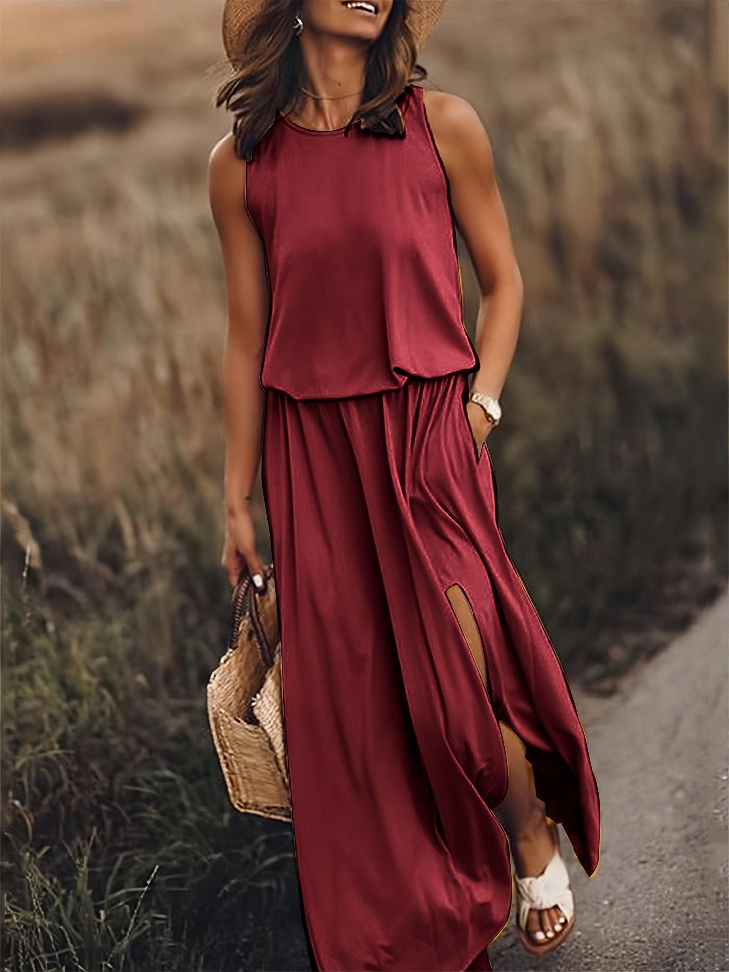 Elize | Eenvoudige Boho Maxi Jurk